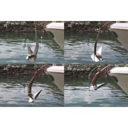 ULTRA MARINE JONCTION D'ANCRE FLIP SWIVEL POUR CHAINE