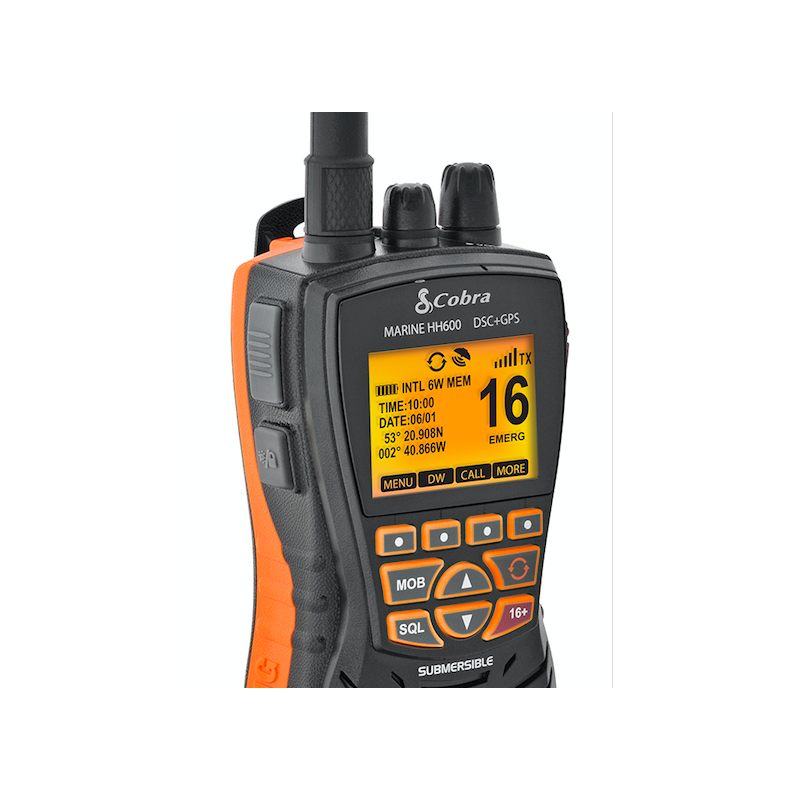 VHF fixe COBRA F77 - Antenne GPS intégrée