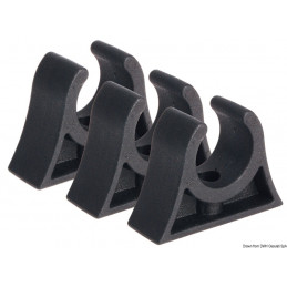 Clips pour le blocage de tubes, avirons, gaffes, cannes à pêche..