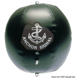 Ballon de mouillage noir gonflable