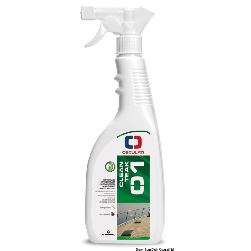 Cleanteak - détergent dégraissant pour surfaces en teck - 750ml