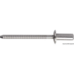 Rivets en inox, tête normale