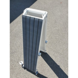 Passerelle légère BASE BLANCHE en alu pliable - Revêtement mousse 3M