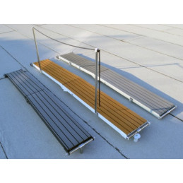 Main courante pour passerelle