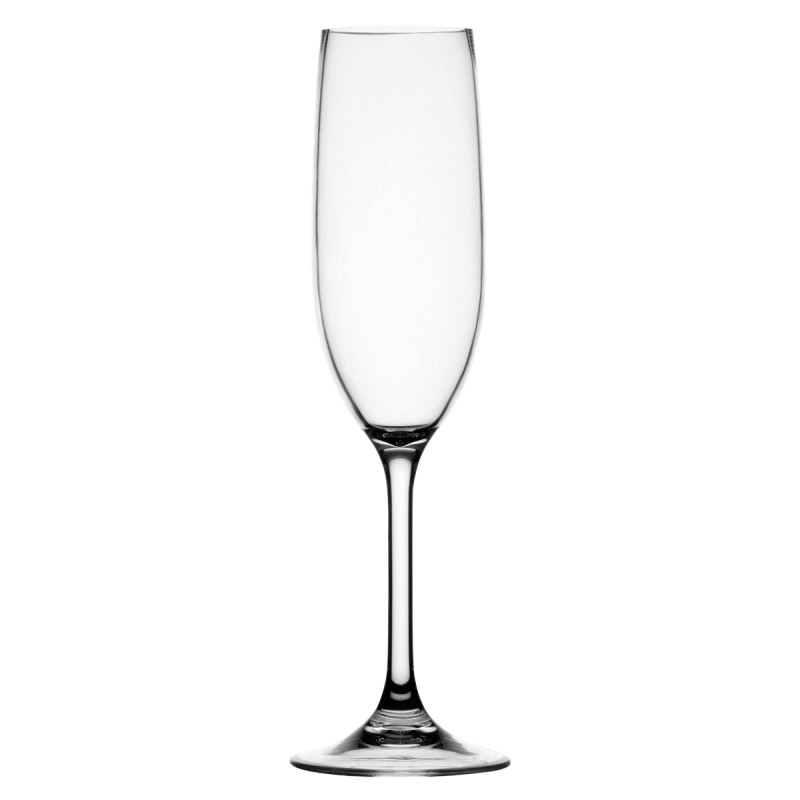 6 Flûtes à Champagne Clear Antidérapantes - Marine Business
