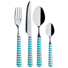 Ménagère Bone 24 pièces Blanc/Bleu - Marine Business