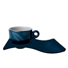 Service à Café en Mélamine Living (6 Tasses et 6 Soucoupes) – Marine Business
