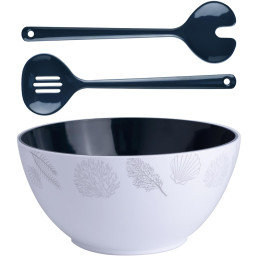 Saladier en Mélamine avec Couverts de Service Living – Marine Business