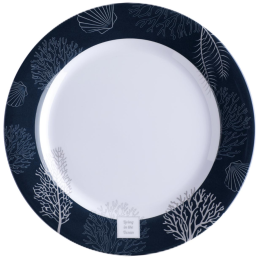 Assiette Plate mélaminé Living | Lot de 6 – Marine Business