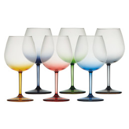 Verre à Pied Cocktail Party Colors | Lot De 6  - Marine Business