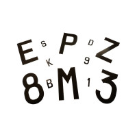 Lettres adhésives et plaques ID